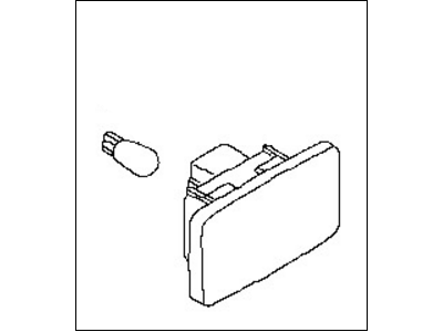 Nissan 26420-40U00 Lamp Assembly-Door Step