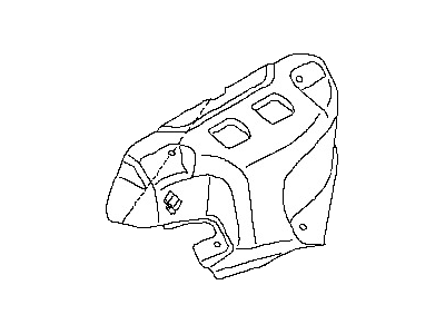 2013 Nissan Cube Exhaust Heat Shield - 16590-ZJ60A