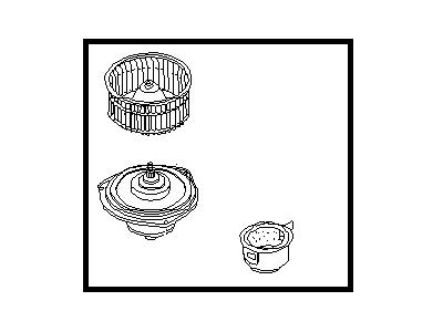 Nissan 27220-30P00 Fan,W/MOTOR