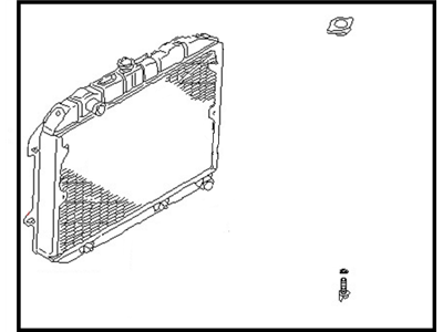 1983 Nissan 280ZX Radiator - 21400-P9152