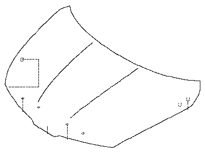 Nissan 65100-EL030 Hood Assembly (BOM Only)