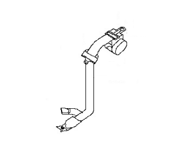 Nissan 88843-ZX28A Rear Buckle Belt Assembly, Center