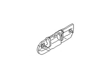 Nissan 80606-6E302 Front Door Outside Handle Assembly, Right