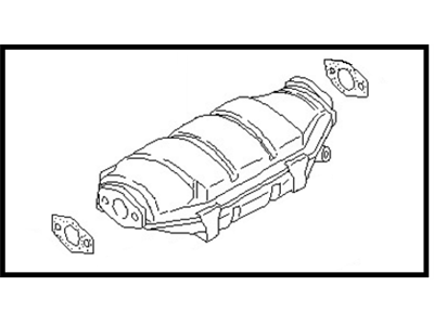 1994 Nissan Axxess Catalytic Converter - 20802-43E27