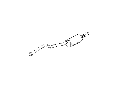 Nissan 20100-P7201 Exhaust Muffler Assembly