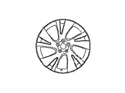 Nissan 40300-5AA3A Aluminum Wheel