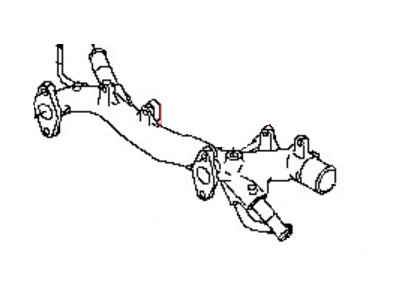 Nissan Pathfinder Thermostat Housing - 11060-3NT0A