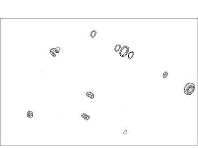 Nissan 44120-61E26 Seal Kit-Disc Brake