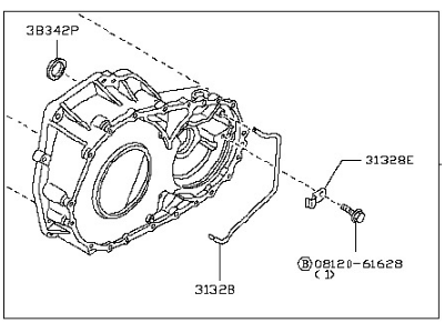 2008 Nissan Sentra Bellhousing - 31300-1XF0D