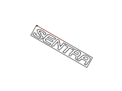 2009 Nissan Sentra Emblem - 84896-ET00A