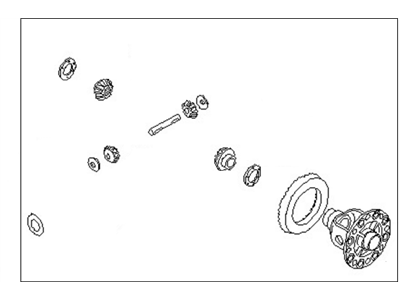 Nissan 38420-CA00A Case COMPL Diff