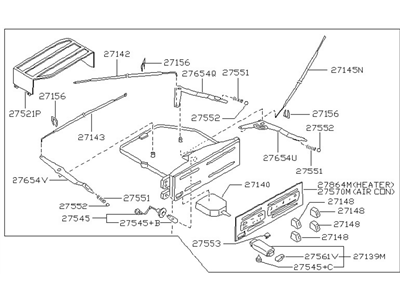 Nissan 27515-62J00 Control Assembly