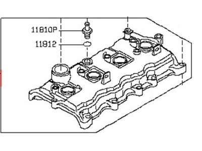 Nissan 13264-JG30B Cover Assembly - Valve Rocker