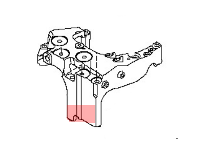 Nissan 24136-53F03 Bracket