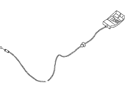 Nissan 65620-1KA0A Cable Assembly-Hood Lock Control