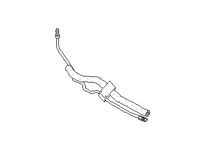 Nissan Stanza Power Steering Hose - 49725-2B002