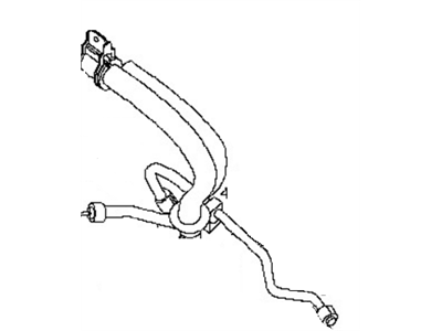 2009 Nissan Maxima Power Steering Hose - 49720-9N00A