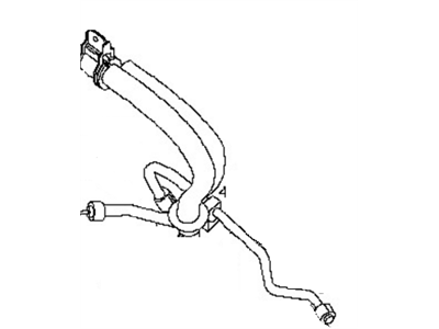 Nissan 49720-9N00B Hose Assy-Pressure,Power Steering