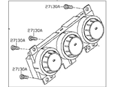 Nissan Sentra A/C Switch - 27500-ET000 Control Assembly