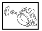 Nissan 300ZX Throttle Body - 16118-01P11 Throttle Body