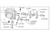 Nissan Frontier Throttle Body - 16118-3S500 Throttle Body