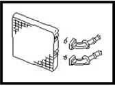 Nissan Maxima Heater Core - 27140-40U00 Core Assy-Front Heater