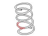 Nissan 240SX Coil Springs - 54010-35F10 Front Spring
