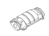 Nissan 300ZX Catalytic Converter - 20802-01P25 Three Way Catalytic Converter