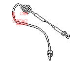 Nissan 300ZX Speedometer Cable - 25050-01P05 Shaft Flex SPEEDOMETER