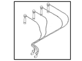 Nissan 240SX Spark Plug Wire - 22450-40F25 Cable Set