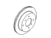 Nissan 240SX Brake Disc - 40206-71E05 ROTR-Disc Br