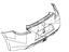 Nissan 85022-1AA0H Rear Bumper Cover