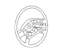 Nissan 48430-28E00 Steering Wheel Assembly W/O Pad Gray