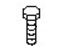 Nissan 01136-00221 Screw