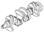 Nissan 12200-1KA0A CRANKSHAFT Assembly