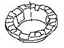 Nissan 54034-1EA0A Front Spring Rubber Seal