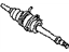 Nissan 39100-2B000 Shaft Assy-Front Drive,RH