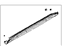 Nissan 76850-1KA0A MUDGUARD-SILL Center, RH