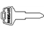 Nissan H0564-8Z400 Key Blank Master