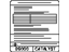 Nissan 14805-6KA2A Label-Emission Control Information