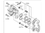 Nissan 41011-ZP02A CALIPER Assembly-Front LH, W/O Pads Or SHIMS