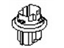 Nissan 26243-9B907 Headlamp Socket Assembly