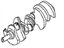 Nissan 12200-1LA0A CRANKSHAFT Assembly