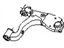 Nissan 55502-1LA0A Arm Rear Suspension LH