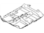 Nissan 74902-3WC0D Carpet Assy-Floor