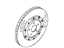 Nissan 40206-62B0A Rotor-Disc Brake,Front