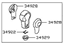 Nissan 34910-P4901 Lever-Assembly Control