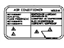 Nissan 27090-C954B Label-Caution,Air Conditioner
