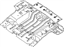 Nissan 74514-EA030 Floor-Rear,Rear