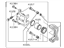 Nissan 41011-3SG0A Caliper Assy-Front LH,W/O Pad & Shim